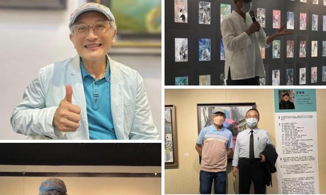  简秀枝》百画诉悲苦 郭博州成为疫情代言人。(图/爱传媒提供)