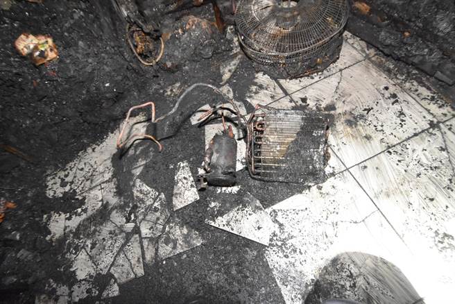 北市10月已发生两起除湿机火灾意外。（翻摄照片／林郁平）