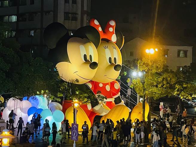 「米奇与好朋友CHILL游台南」将展出到10月30日，至今已吸引超过百万人次的参观。（市府观旅局提供／洪荣志台南传真）