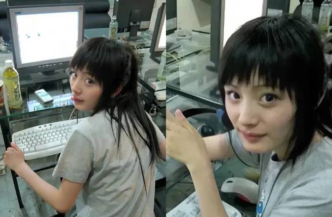 杨幂19岁青涩照流出被盛讚。(图／取自微博)