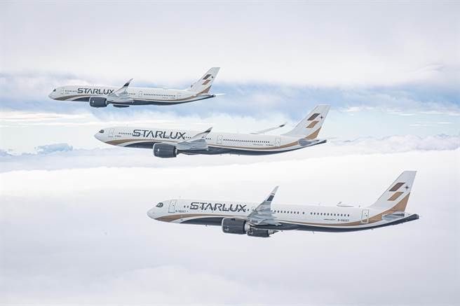 星宇航空與專業團隊合作，拍下A321neo、A330neo及A350-900在空中齊聚飛行的磅礴畫面。（星宇航空提供／陳祐誠傳真）