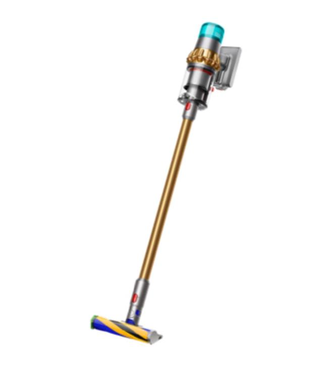 Dyson V15 Detect Absolute Extra無線吸塵器，現折7000元，原價2萬9900元，優惠價2萬2900元，再送專用收納架。（Dyson提供）
