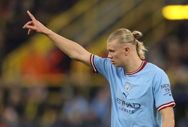 哈兰德 本赛季英超已为曼城攻进 17球（图片来源︰达志影像）