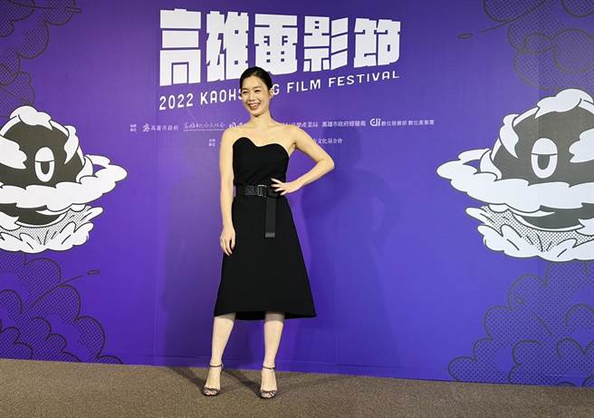 许乃涵今出席《小蓝》媒体见面会，也会现身雄影放映的映后座谈。（李承阳摄）