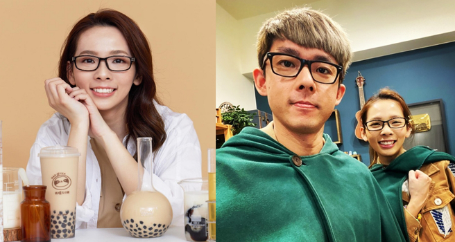 人气YouTuber滴妹与哥哥阿滴。（图／摘自滴妹IG）