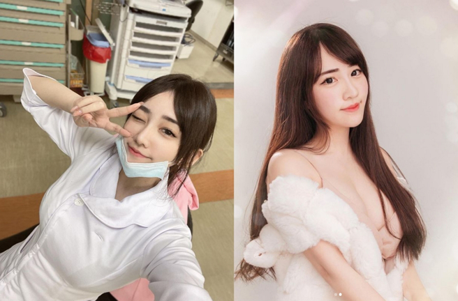 有「最美护理师」封号的网美怡葶。（图／摘自怡葶IG）