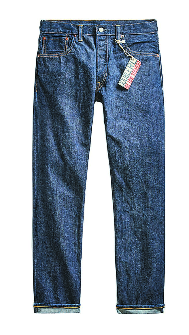 Double RL直筒丹寧裤，1万880元。（Ralph Lauren提供）