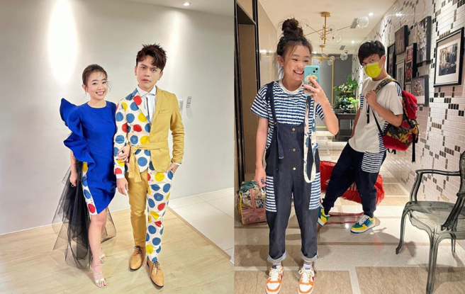 二伯化妝模樣兒子認不得「討抱」失敗。(圖/蔡阿嘎與二伯IG)