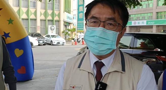 市长黄伟哲今天意有所指说，还没开始调查就开始推责任，这点是他不欣赏的。（读者提供／张毓翎台南传真）