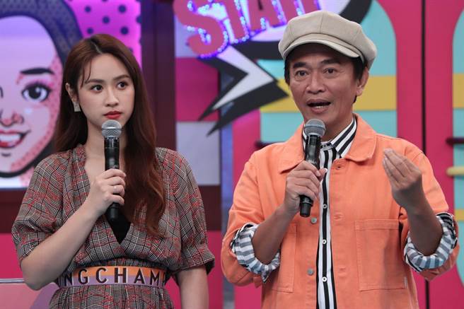 Sandy（左）控吳宗憲負能量超強。（中天綜合台提供）