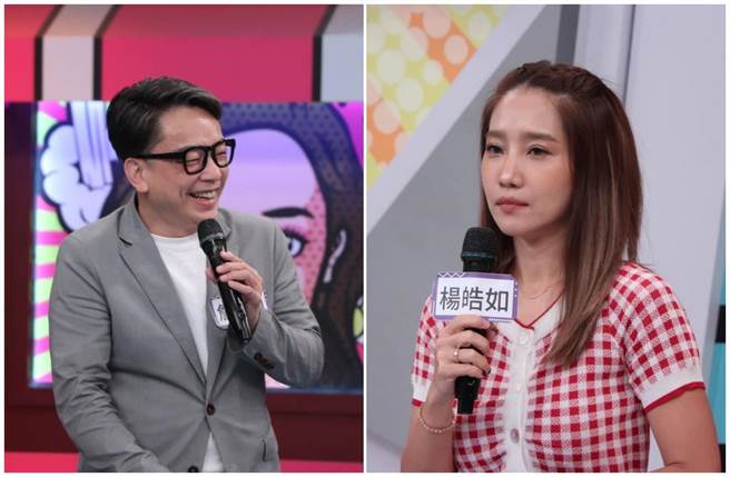 楊皓如（右）認為詹惟中負能量太強，導致講得壞事都會成真。（中天綜合台提供）