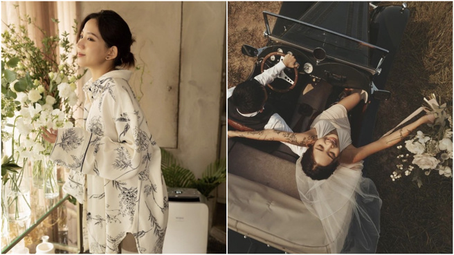 陈艾琳与丈夫育有3岁的儿子，终于在昨(29)日举行婚礼。(图/陈艾琳 IG)