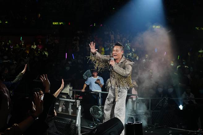 蔡一傑昨開唱前一度失聲。（寰亞提供）