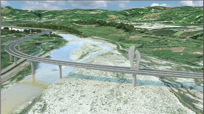 东丰快速道路未来全线完工后，不仅缩短山城与市区的距离，更拉近市民之间心与心的距离。（台中市政府提供）