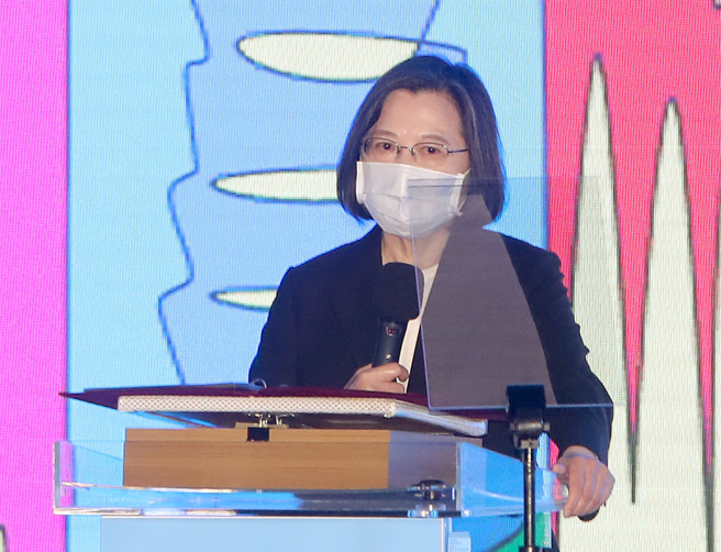 蔡英文称年底选票要决定执政路线是不是要往前走，国际是不是会更有力地支持台湾。（中时资料照／郑任南摄）