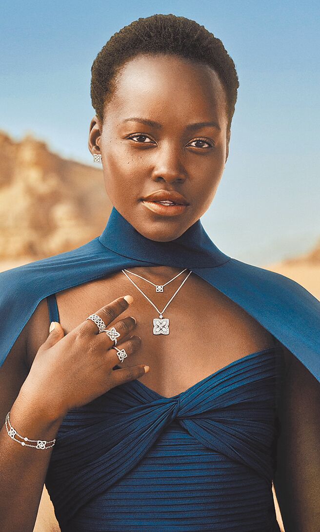 De Beers宣布露琵塔尼咏欧（Lupita Nyong'o，见图）成为首位全球品牌大使。（De Beers提供）
