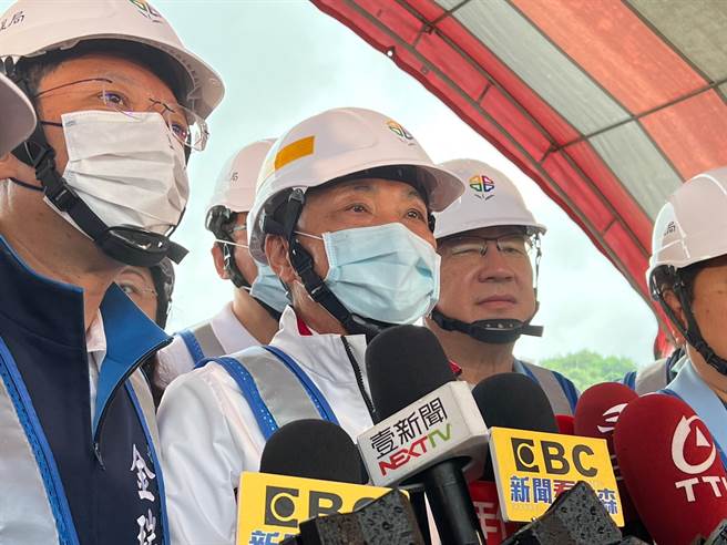 侯友宜表示，自己現在是新北市的市長，還是要好好努力。（李奇叡攝）