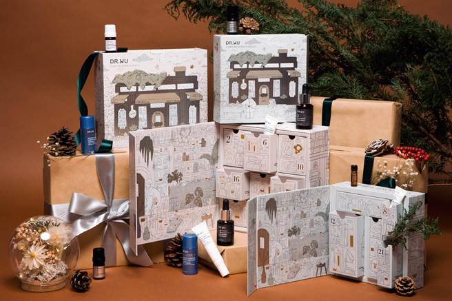 DR.WU「波街16号•肌密实验室」节庆倒数月历。（DR.WU提供）