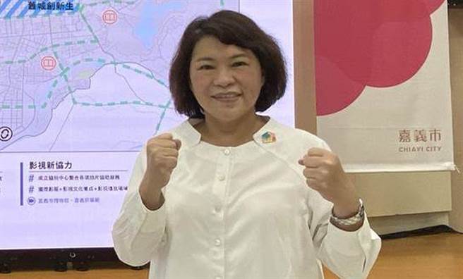 嘉义市长黄敏惠认为中央应协助嘉义市的医疗升级再优化。（廖素慧摄）