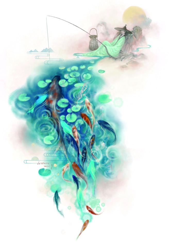 太守与鱼。(图/读者杂志提供)