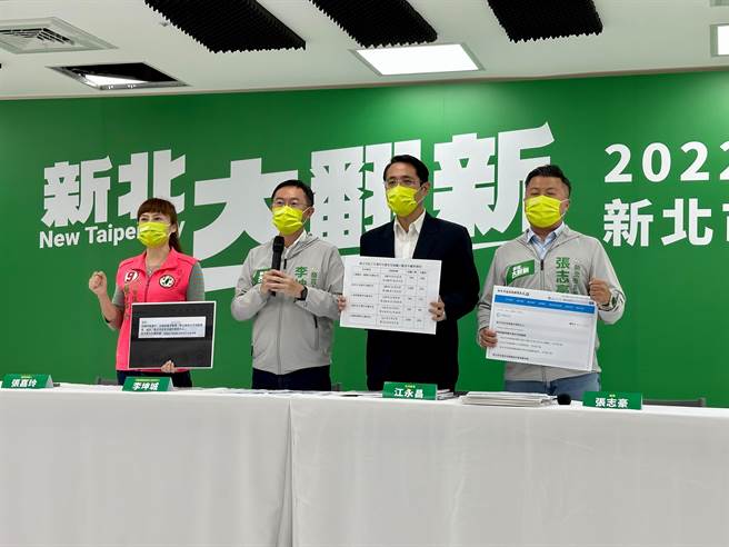 林佳龙办公室质疑侯市府社宅规划，中和3800户哪里来。（林家龙竞选办公室提供）