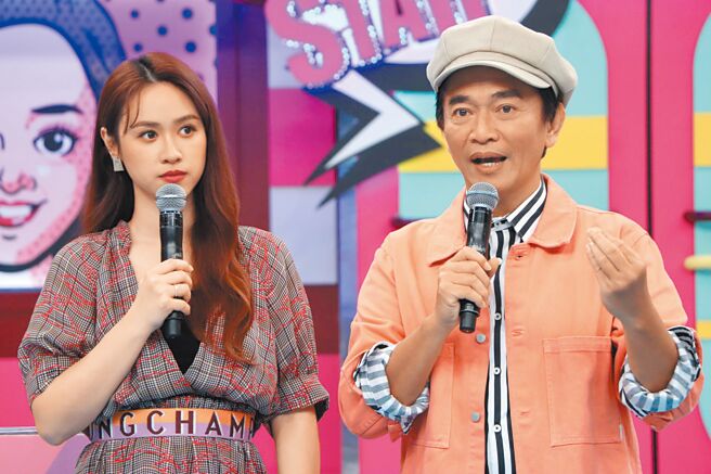 Sandy（左）指控吳宗憲負能量超強。（中天綜合台提供）