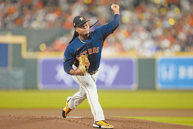 太空人投手瓦德兹主投6.1局仅丢1分，更祭出9次三振，漂亮拿下胜投。（美联社）