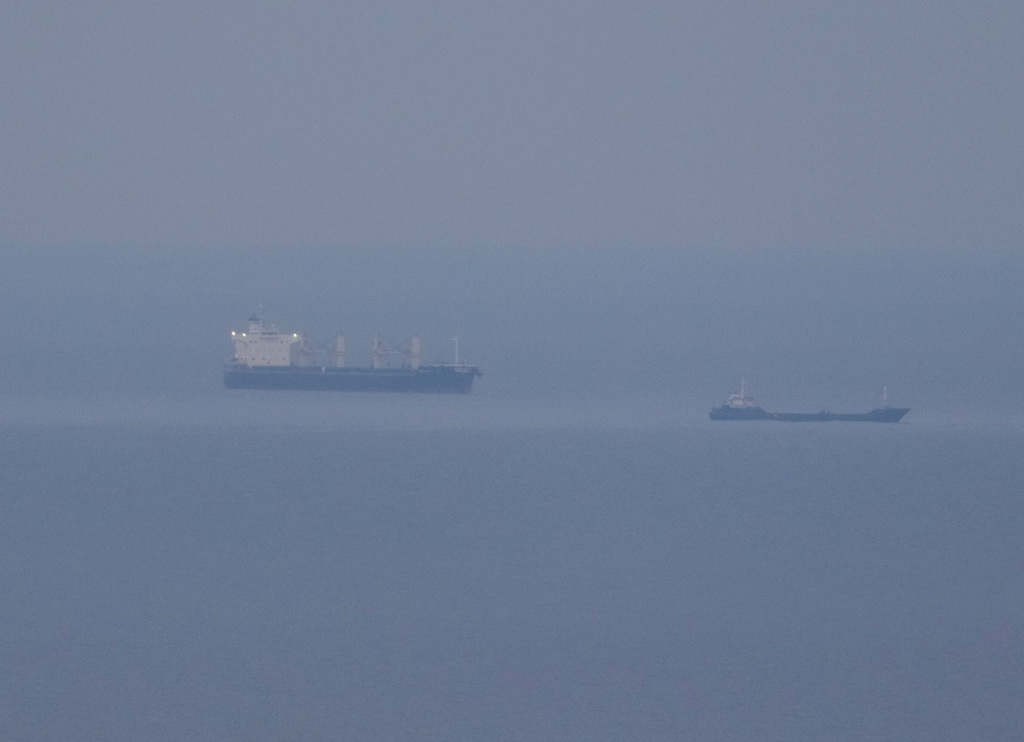 敖德萨港持续有乌克兰谷物船离港。图/路透社(photo:ChinaTimes)