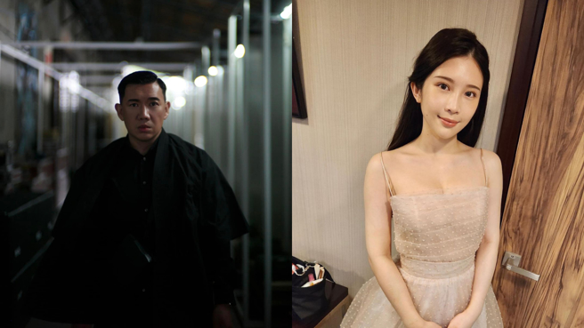 杜汶泽(左)突然收到鸡排妹(右)的写真。(图/杜汶泽、鸡排妹 FB、IG)