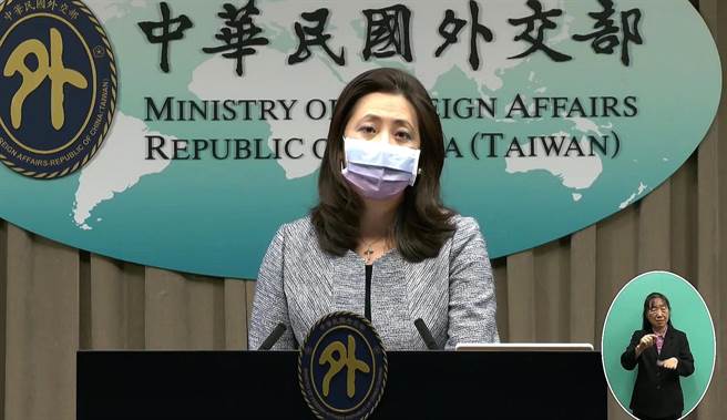 外交部發言人歐江安(取自外交部直播畫面)