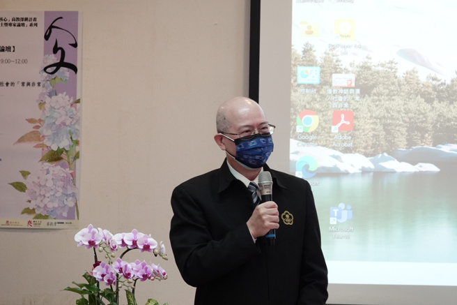 佛光大学何卓飞校长表示，感谢特别出席的专家教授们参与论坛分享专业，让佛光大学人文学院在创新的里程碑。(提供/佛光大学)

