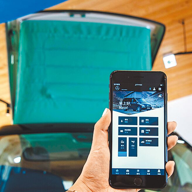 專屬《MBAC》app。（陳大任攝）