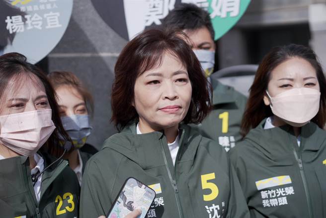 沈慧虹2日表示，高虹安接连爆发疑涉侵权、不法兼职及可能内线交易，这么多违法乱纪的事情，但高始终没有说清楚。（陈育贤摄）