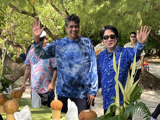 赖清德穿牛仔裤下水  惠恕仁总统这么说。曾薏苹摄