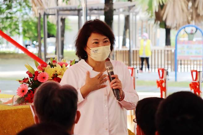 現在嘉義市長選戰進入倒數，而爭取連任的市長黃敏惠今（12）日就表示，「嘉市好宅在這裡！居住正義，勇媽來守護」。（資料照／呂妍庭攝）