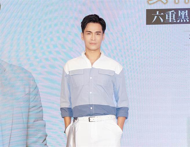 Gino出席保養品代言記者會。（蓓朵娜提供）