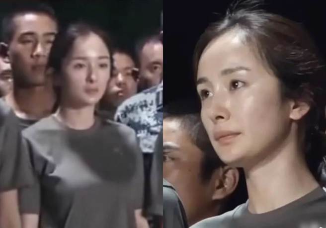 杨幂的超高髮际线一直以来都是网友热议的话题。（图／摘自微博）