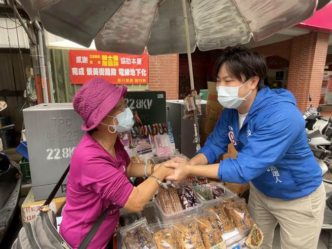 高揚凱秉持主席朱立倫提點的「每天握1000雙手」心法，全力以赴，奮戰到底，向勝選的目標堅定的挺進。（高揚凱競辦提供／游念育台北傳真）