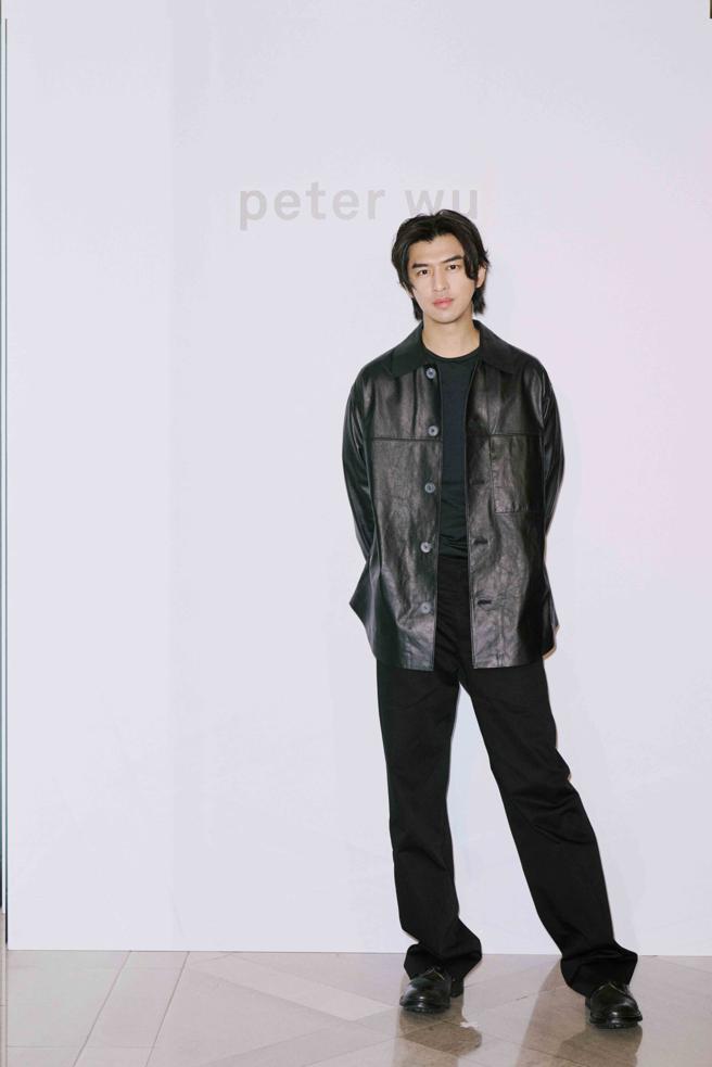 陳柏霖出席peter wu全球首間旗艦店開幕活動。（peter wu提供）
