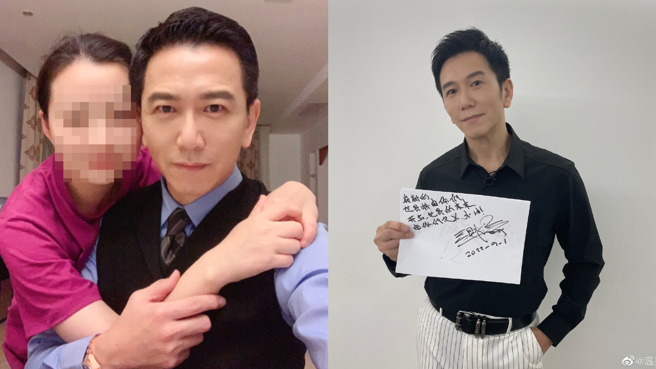 温兆伦近日公开妻女照片，却有酸民在底下留言攻击。（图／抖音@温兆伦）