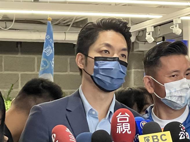 國民黨台北市長候選人蔣萬安。（楊亞璇攝）