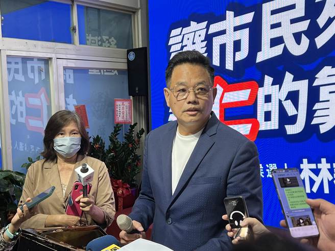 国民党新竹市长候选人林耕仁。（资料照／王惠慧摄）