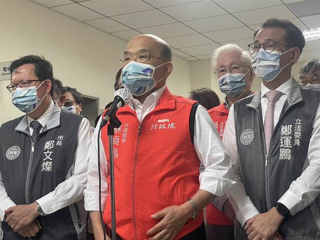 砸20億參加大阪世博台灣被消失 蘇貞昌稱，台灣國際處境困難。(呂筱蟬攝)