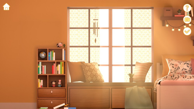 居家收納整理師的互動遊戲，藉由職人提供的小技巧依序把書櫃、地板到化妝桌打理成自己喜歡的環境。(照片/教育部提供)

