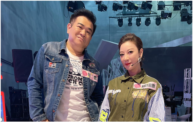 白云、杨绣惠5月曾公开认爱，事后澄清只是开玩笑。（图／FB@杨绣惠）