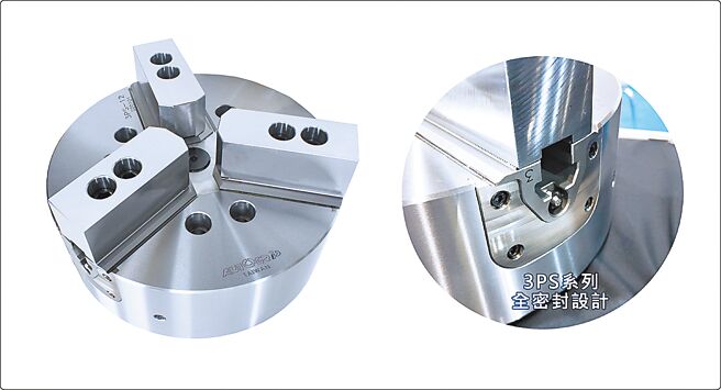 佳賀三爪中實低保養動力夾頭。圖／業者提供