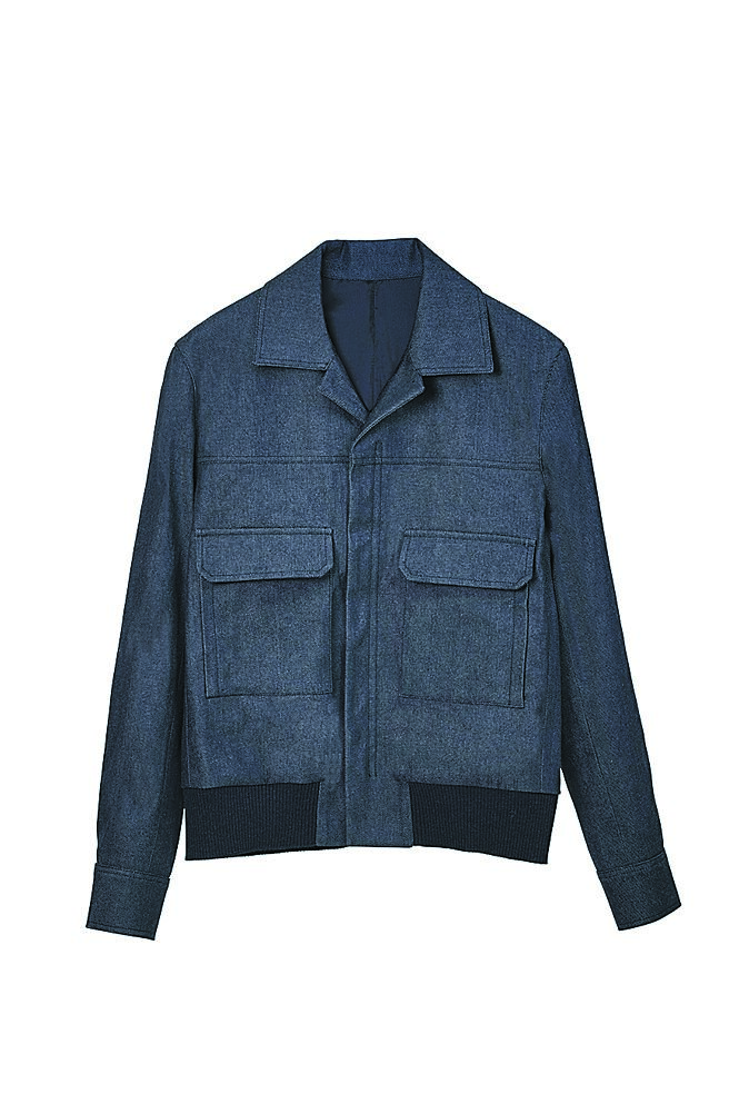 peter wu深丹寧飞行夹克，3万6280元。（peter wu提供）