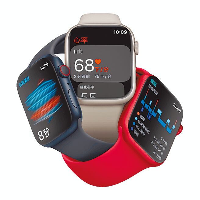 虾皮购物双11当天下午6点开抢Apple Watch Series8 41mm，原价1万2900元，优惠价9111元。（虾皮购物提供）