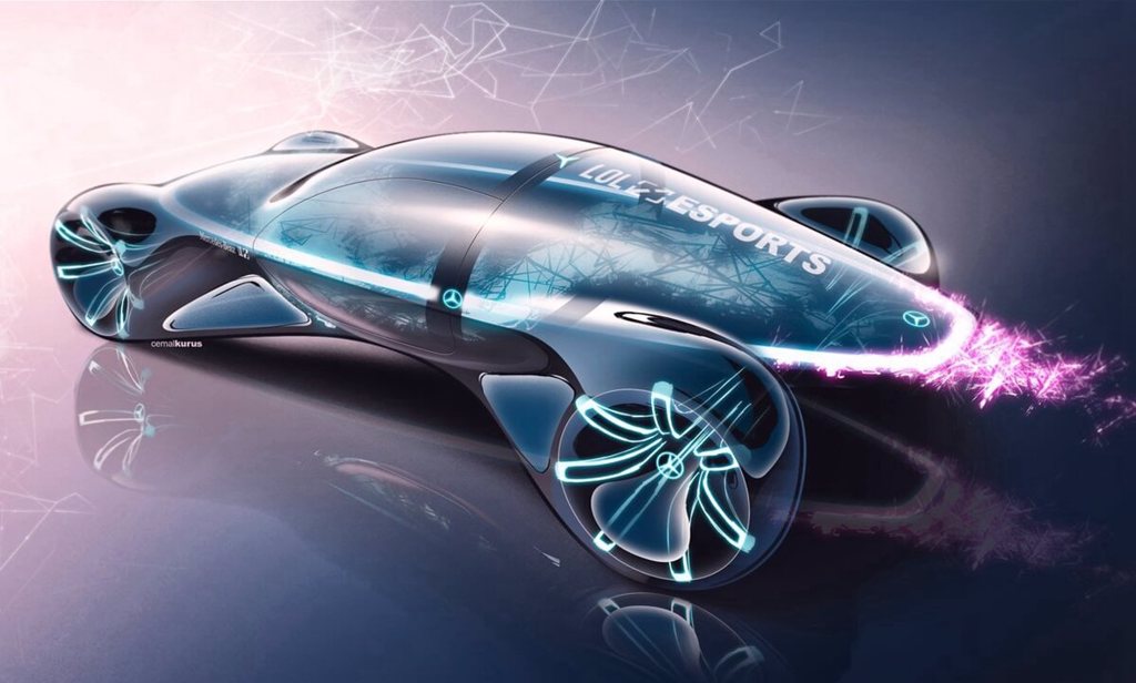 Mercedes-Benz與英雄聯盟合作推出Project SMNR虛擬概念車 (圖/CarStuff)