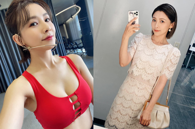 吳婉君在劇中飾演孕婦，但穿泳裝卻不見孕肚引網質疑。（圖／吳婉君臉書）